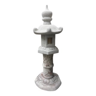 1990s Tall Garden Pagoda Lantern For Sale