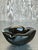 Vintage Boho Black Art Glass Bowl For Sale - Image 11 of 11