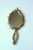 Mid-Century Modern Elegant Brass Hand Held Mirror - Vintage From the 60s For Sale - Image 3 of 6