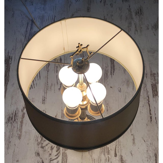 1950s French Bouillotte Lamp in Brass, 1950s For Sale - Image 5 of 16