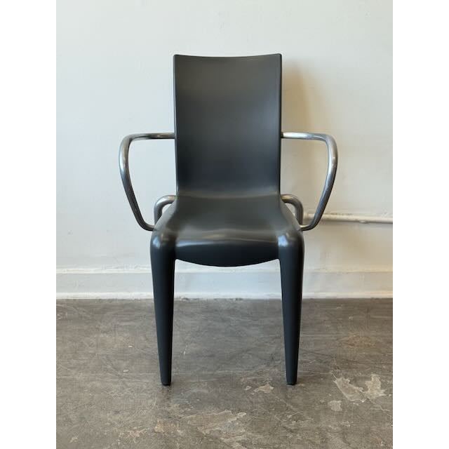 1990s Vintage Philippe Starck for Vitra "Louis 20" Chair in Gray For Sale - Image 5 of 8