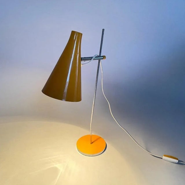Mid-Century Table Lamp attributed to Josef Hůrka for Napako, 1960s For Sale - Image 10 of 11