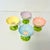 These are just so pretty. The ceramic china pedestal bowls are in the Trompe L’Oeil style of flora Buttercups. Each rests...