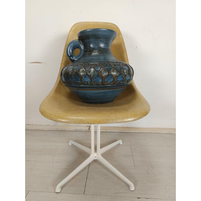 Vintage Ceramic Vase from Jean De Lespinasse, 1950s For Sale - Image 6 of 13
