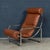 Italian Brown Leather Recliner Armchair, 1980s For Sale - Image 11 of 18
