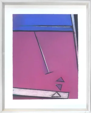 1989 Postmodern Mixed-Media Painting