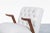 Wood Mid-Century Modern Walnut Lounge Chairs With Floating Armrests, 1950s For Sale - Image 7 of 12