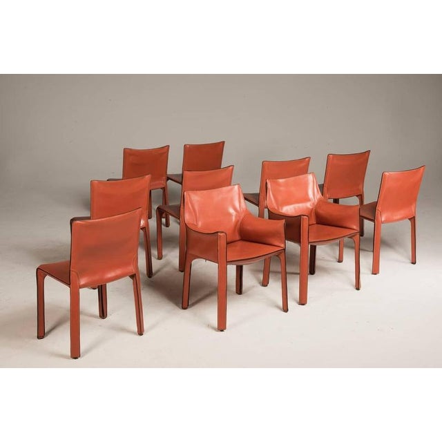 CAB Chairs from Cassina, 1990s, Set of 6 For Sale - Image 4 of 18