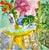 "Garden Room" an Original Colorful Painting by Shann Spishak For Sale - Image 9 of 9