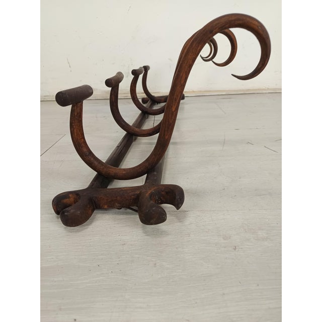 Wall-Mounted Coat Rack from Thonet, 1890s For Sale - Image 3 of 16