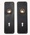 Late 19th Century Historic Bower-Barff Interior Doorknob Set - Set of 4 For Sale - Image 4 of 8