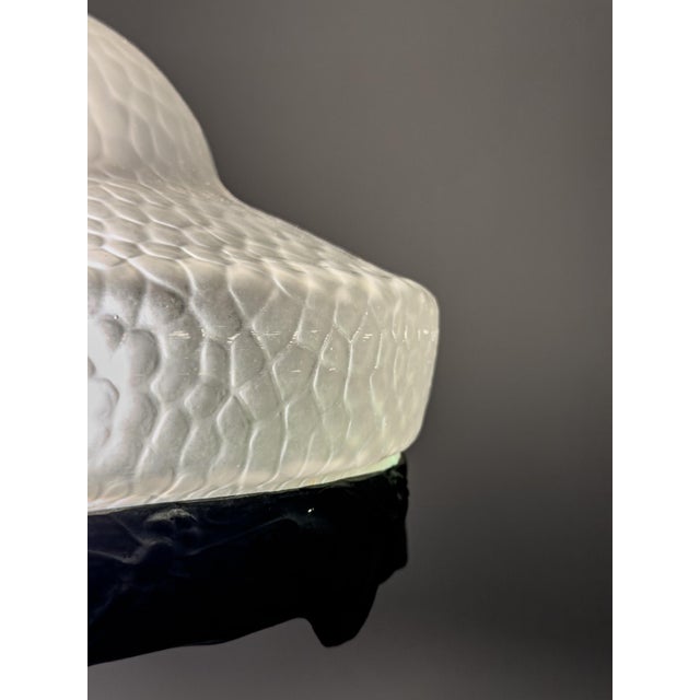 Model 6530 Table Lamp with Crocodile Glass Shade by Alice Nordin for Böhlmarks, 1890s For Sale - Image 9 of 12