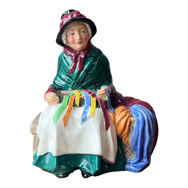 Late 20th Century Royal Doulton Hn2017 "Silks and Ribbons" Figurine, Made in England For Sale