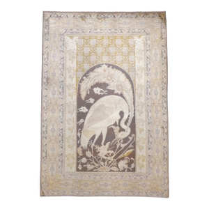 Galerie Shabab Collection Early 20th Century Persian Tabriz Pictorial Rug