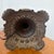 19th-Century Embossed Brass Parlor Lamp on Ornate Cast Iron Base - Electrified For Sale - Image 9 of 9