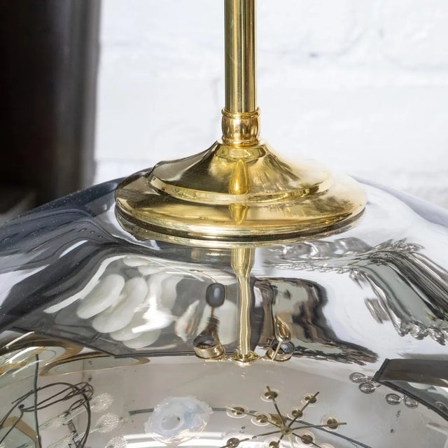 Metal Large Spherical Mercury Glass Lamps For Sale - Image 7 of 7