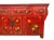 Wood Mid 19th Century Antique Chinese Painted Red Lacquer Wedding Chest Sideboard For Sale - Image 7 of 11