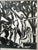 Black Susan Rothenberg, Artist's Proof, Original Wood Engraving, 1970s For Sale - Image 8 of 14
