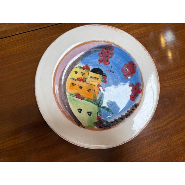 Vietri Hand Painted Serving Dishware, Set of Three For Sale - Image 10 of 12
