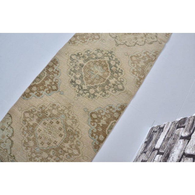 1960s Turkish Anatolian Herki Handmade rug in Turkish Tribal Decorative Herki Rug, Vintage Runner Rug, Turkish Vintage...