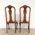 Pair of Dutch Baroque Walnut Inlaid Chairs, Circa 1780 For Sale - Image 4 of 12