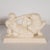 Art Deco Ceramic Book Ends Featuring Lion and Nude Female Figure For Sale - Image 4 of 11