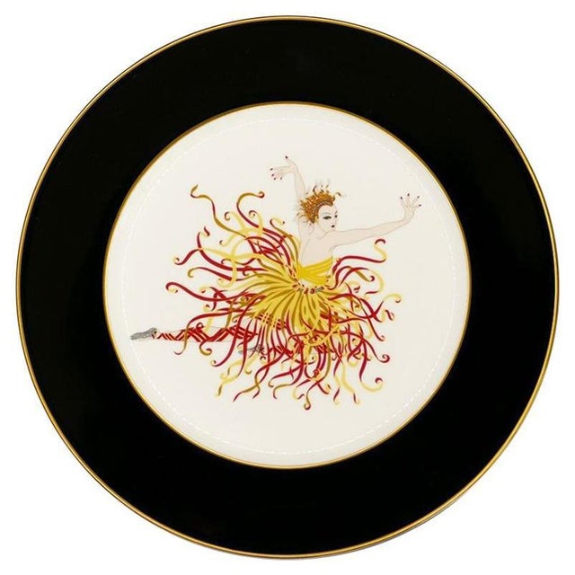 1980s Ballerina Applause Plate in Decorative Porcelain, Japan, 1985 For Sale - Image 5 of 5