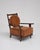 Brown Modernist French Armchair, 1950s For Sale - Image 8 of 11