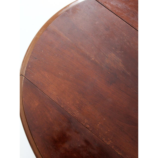 Vintage Queen Anne Style Drop Leaf Coffee Table For Sale - Image 14 of 15