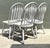 Late 20th Century Vintage Farmhouse Style Windsor Chairs - Set of 4 For Sale - Image 5 of 12
