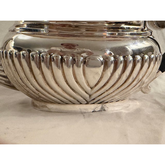 Silver Antique English Sterling Silver Tea & Coffee Set – Made for John Wanamaker, 2365g For Sale - Image 8 of 11