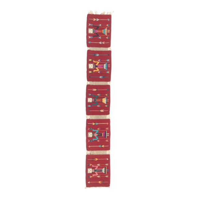 Vintage Yeibichai American Rug, 01'04 X 09'02 For Sale
