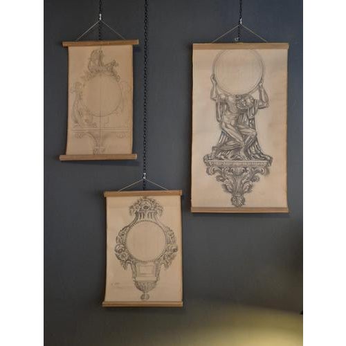 Unknown, Sketches, 1940s, Set of 3 For Sale - Image 16 of 17