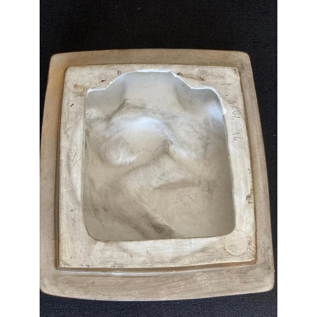 Ceramic Mid-Century Czechoslovakian Ceramic Wall Tile Decoration, 1960s For Sale - Image 7 of 8