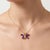 Contemporary Amethyst Butterfly Gemstone Pendant - Dainty Animal Style Jewelry for Her For Sale - Image 3 of 5
