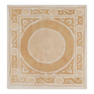 Suzani Embroidery Wall Decor 4'12'' X 5'2'' For Sale