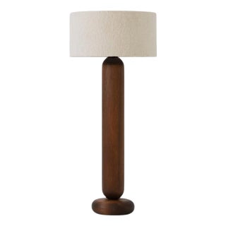 Molly CL140 Smoked Mahogany Floor Lamp by Jeroen De Ruddere For Sale