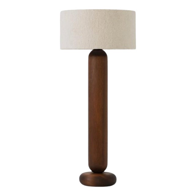 Molly CL140 Smoked Mahogany Floor Lamp by Jeroen De Ruddere For Sale