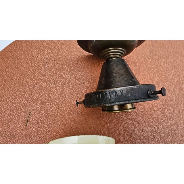 Art Deco Brass Plafond Celling Lamp, 1920s For Sale - Image 3 of 9