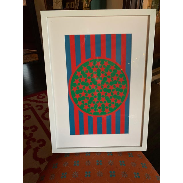 White 1963 Original Robert Indiana Glory Banner Serigraph For Sale - Image 8 of 11
