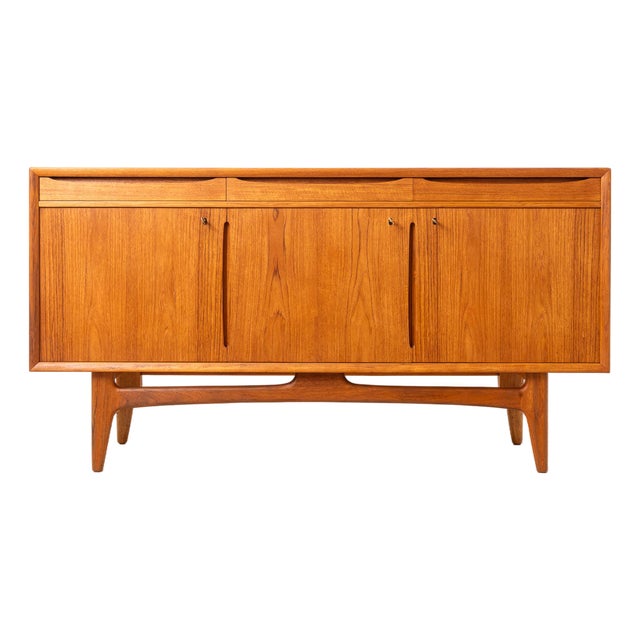 Mid-Century Modern Teak Sideboard from Bruksbo, Norway, 1950s For Sale