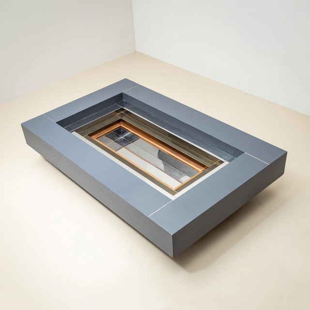1970s Rectangular Coffee Table, Designed by Alain Delon for Maison Jansen, France For Sale - Image 11 of 18
