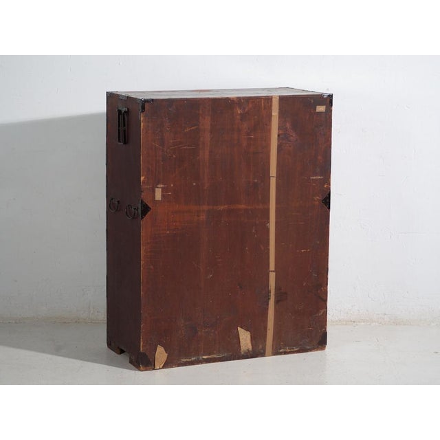 Japanese Choba-Tansu Merchant Chest For Sale - Image 13 of 14