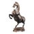 Antique Chinese Bronze Rearing Horse Sculpture on Cloud Base For Sale
