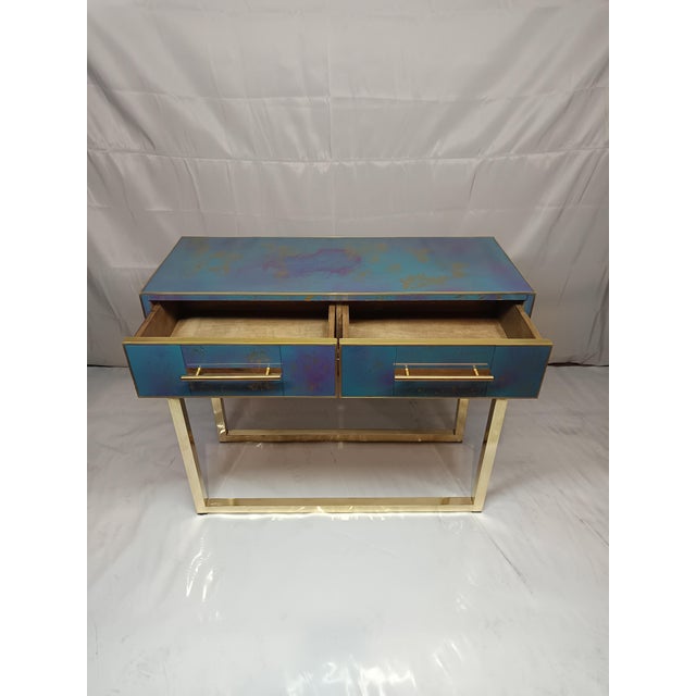 Italian Murano Glass Console Table from Justfurnituress SRL For Sale - Image 6 of 10