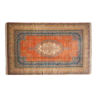 Vintage Bulgarian Kerman Design Rug - 11'8" X 18'2" For Sale