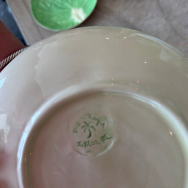 Mid-Century Modern Vintage Dodie Thayer Lettuceware Plates - 9 For Sale - Image 3 of 10