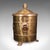 Metal Antique Coal Bin, English, Brass, Fireside Log Store, Kindling Basket, Edwardian For Sale - Image 7 of 12