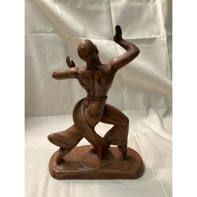Art Deco Vintage Art Deco – Style Dancing Sculpture For Sale - Image 3 of 4