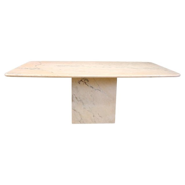 Vintage Italian Marble Dining Table, 1970s For Sale - Image 14 of 14